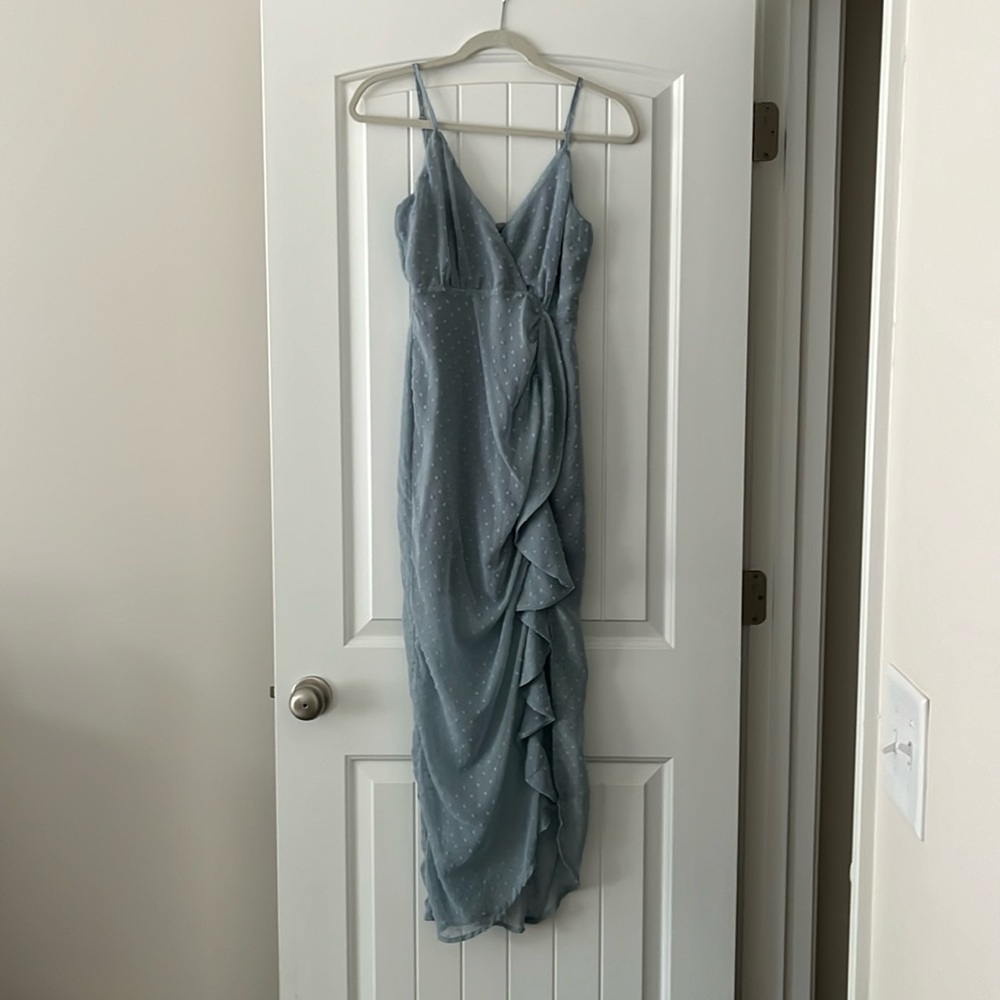 Blue maxi dress